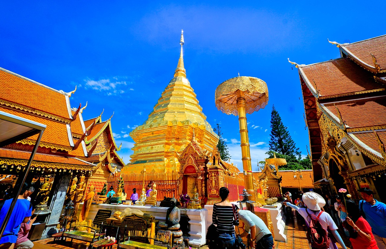 Nakhon Pathom Tayland'ın En Yüksek Stupa'sına Ev Sahipliği Yapan Şehri