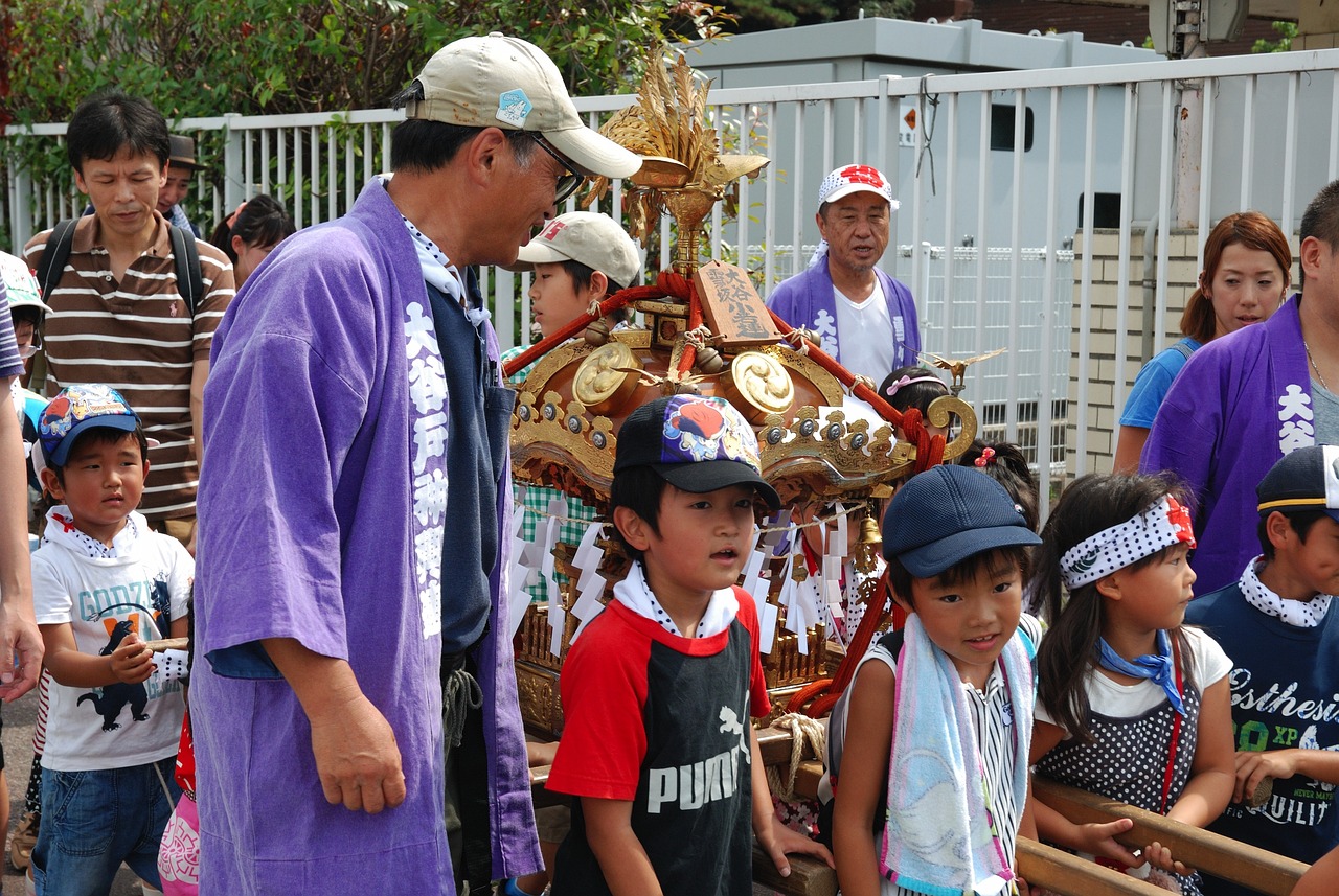 Çocukların Sevinci Matsuri Festivallerinde Oyun ve Eğlence